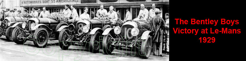 The Bentley Boys Victory At Le-Mans 1929 Limited Edition Prints For Sale